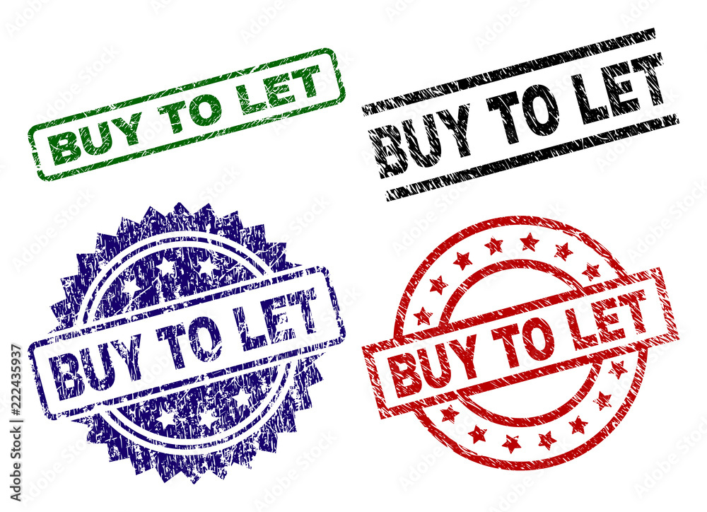 BUY TO LET seal prints with damaged style. Black, green,red,blue vector rubber prints of BUY TO LET label with dust style. Rubber seals with round, rectangle, rosette shapes. BUY TO LET seal prints with damaged style. Black, green,red,blue vector rubber prints of BUY TO LET label with dust style. Rubber seals with round, rectangle, rosette shapes.