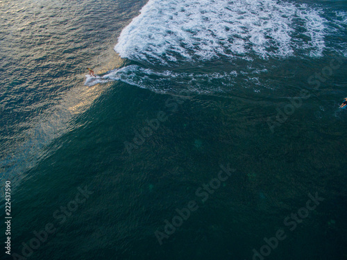 jack aerial photography canggu surfer ocean oldmans photo