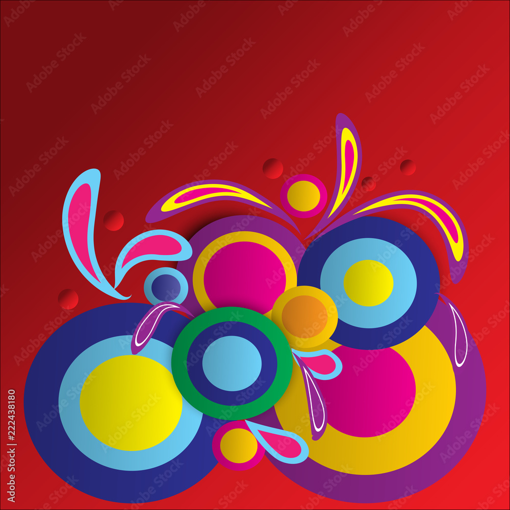 abstract background with circles