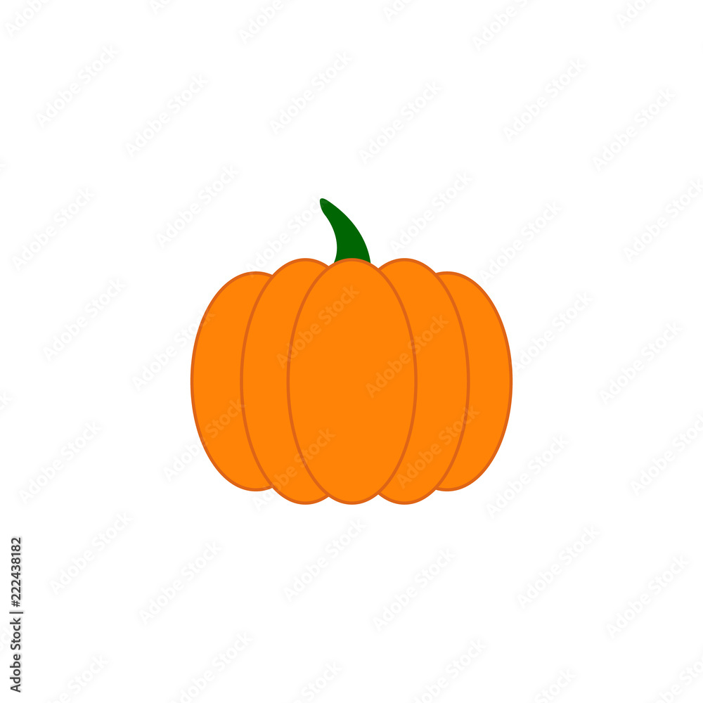 Pumpkin icon. Autumn concept Pumpkin icon. Autumn concept