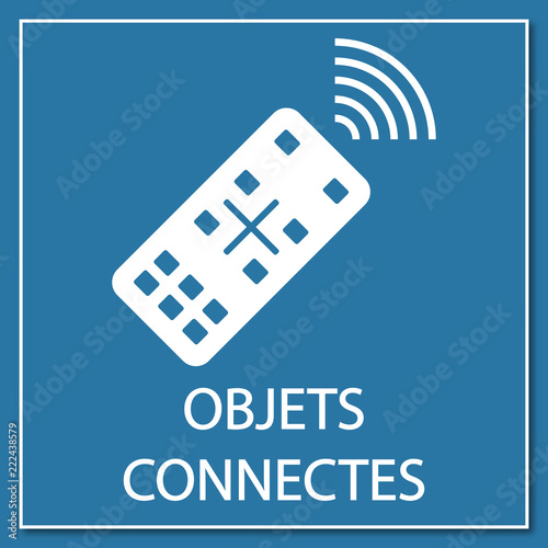 Logo objets connectés.