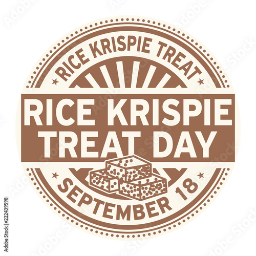 Rice Krispie Treat Day