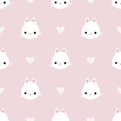 Crédence de cuisine Aquarelle ensemble 1 patrons Cute rabbit. Vector seamless pattern  © BloomPix