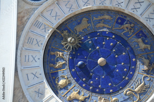Uhr am Torre dell'Orologio, Venedig - Italien