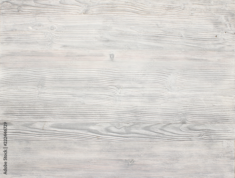 Naklejka premium White wood background and texture