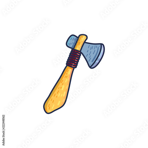 Cartoon stone axe