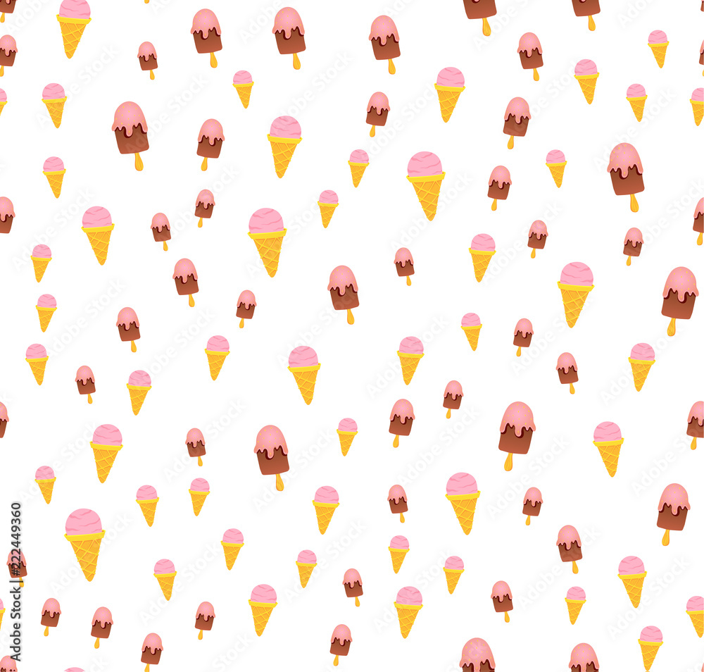 Haotic icecream pattern Haotic icecream pattern