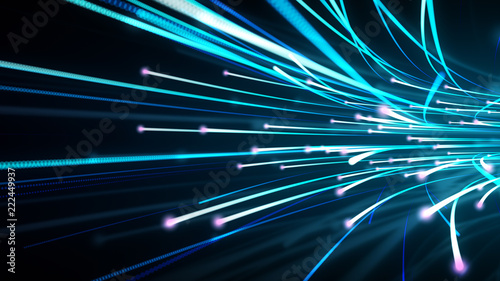 Optical fiber data background which can be used for any technology,data,corporate and scientific presentations.