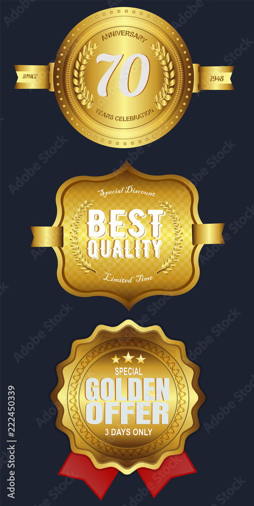 Golden metal best choice premium quality badges Golden metal best choice premium quality badges