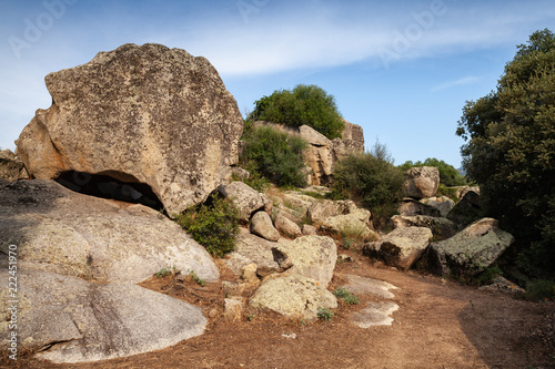  Filitosa, megalithic site in Corsica island