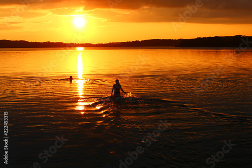 Fototapeta Naklejka Na Ścianę i Meble -  Sunset in podlachia poland
