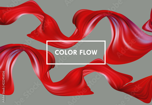 Abstract colorful vector background, color flow liquid wave for design brochure, website, flyer.