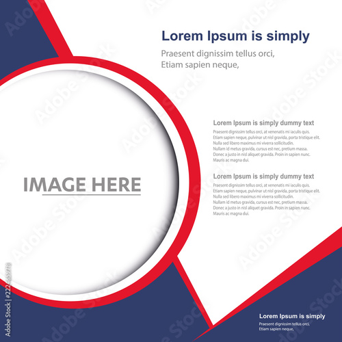 Flyer and brochure Wave Vector template abstract background Waves line