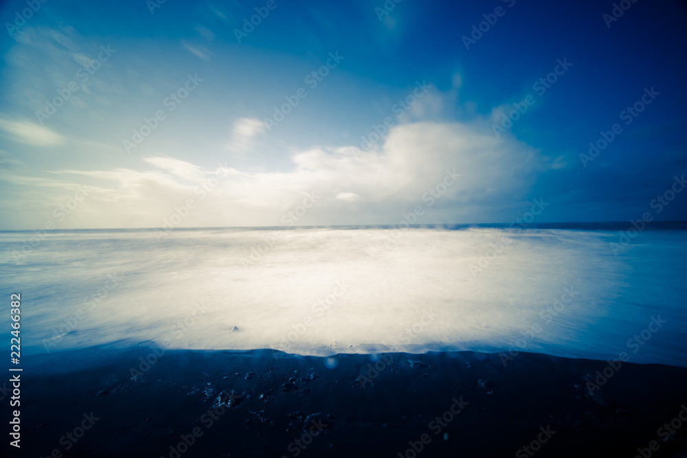 Surf the sea with a long exposure