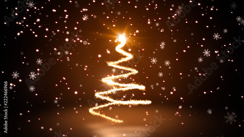Background of Christmas Snowflakes which can be useful for Christmas,Holidays and New Year designs and presentation