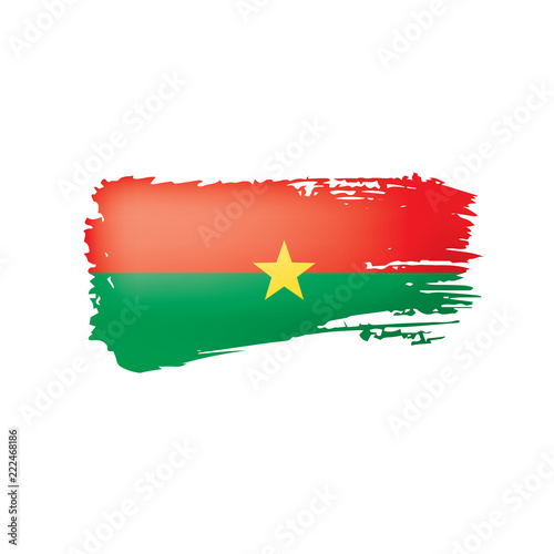 Free Download Burkina Faso flag, vector illustration on a white background - GFXLoad