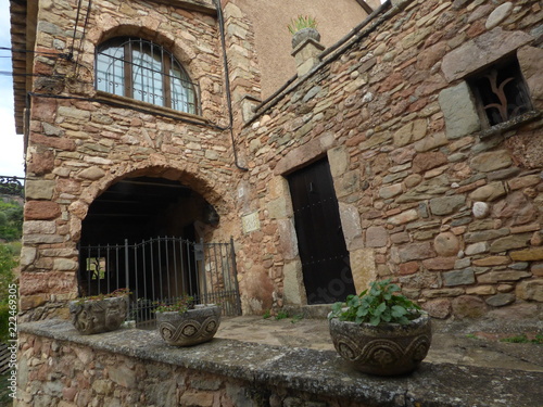 Fototapeta Naklejka Na Ścianę i Meble -  Mura,. Pueblo del Bages, cercano a Terrassa, Barcelona, Cataluña, España