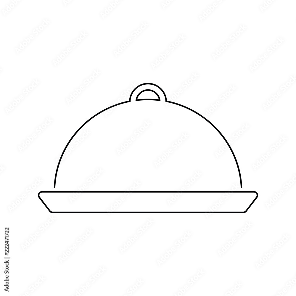Restaurant  cloche icon