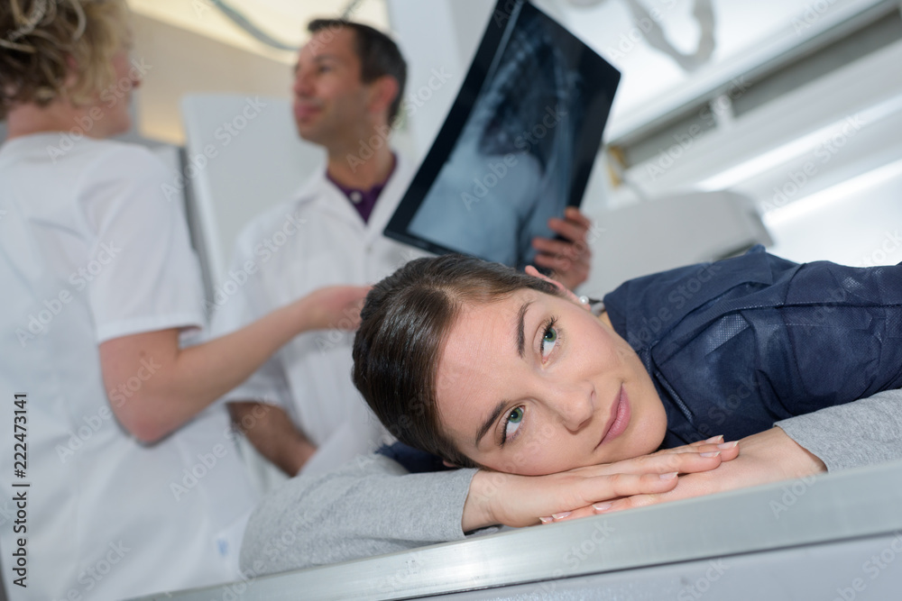 doctor looking at an x-ray picture doctor looking at an x-ray picture