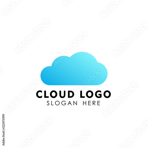 Cloud logo design template vector icon