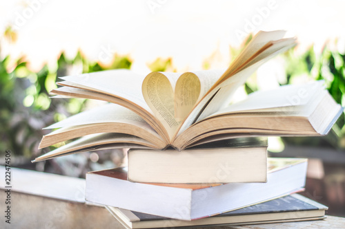 Pilha de livros simbolizando amor a leitura