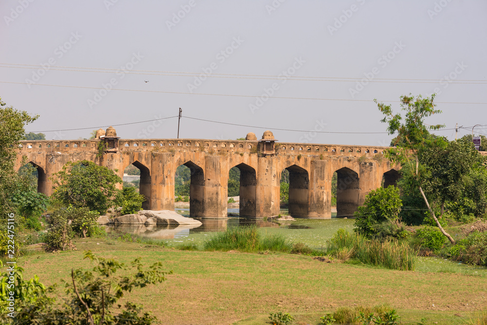 Obraz premium Orchha Palace, Madhya Pradesh. Also spelled Orcha, famous travel destination in India.