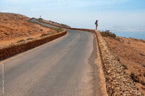 view of the mirador del rio road