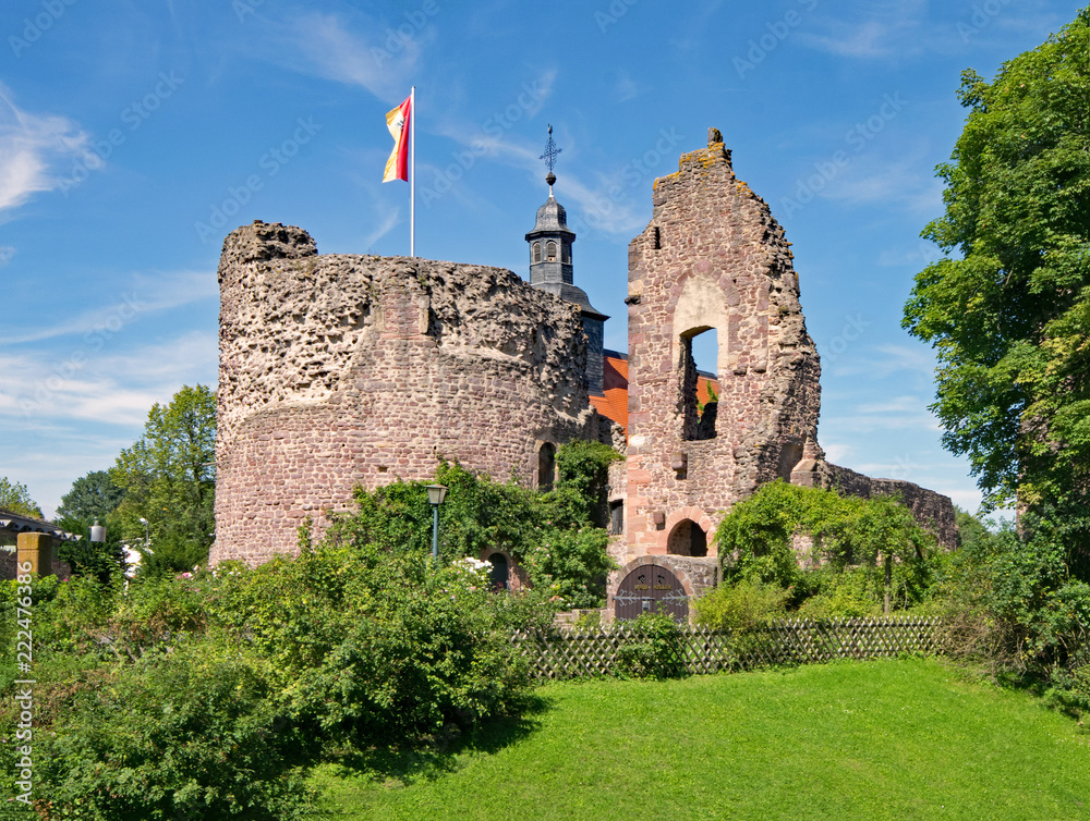 Burg Hayn, Dreieichenhain, Dreieich, Hessen, Deutschland