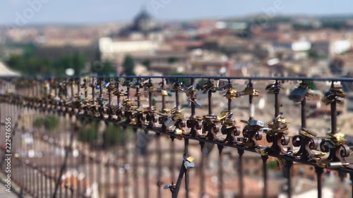 Toledo padlock photo