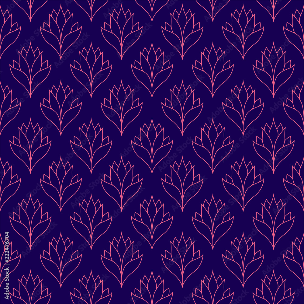Elegant Floral Vector Seamless Pattern. Decorative Flower Illustration. Abstract Art Deco Background. Elegant Floral Vector Seamless Pattern. Decorative Flower Illustration. Abstract Art Deco Background.