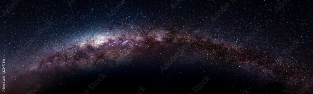 complete picture of the Milky Way made with 14 pictures.