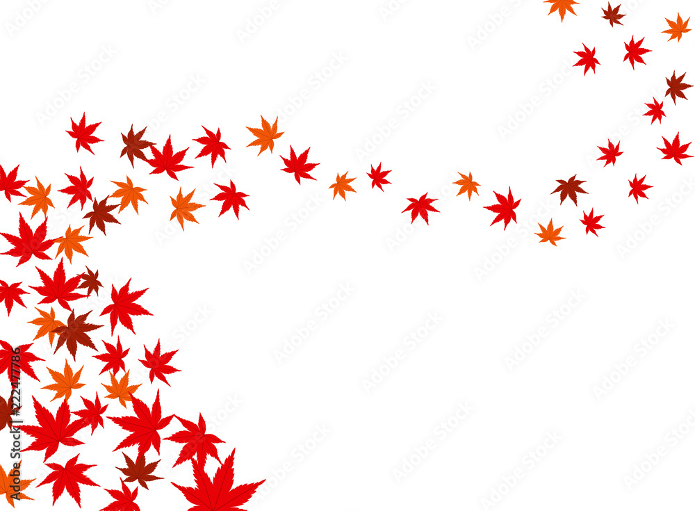 もみじ 背景イラスト素材 Stock Vector Adobe Stock