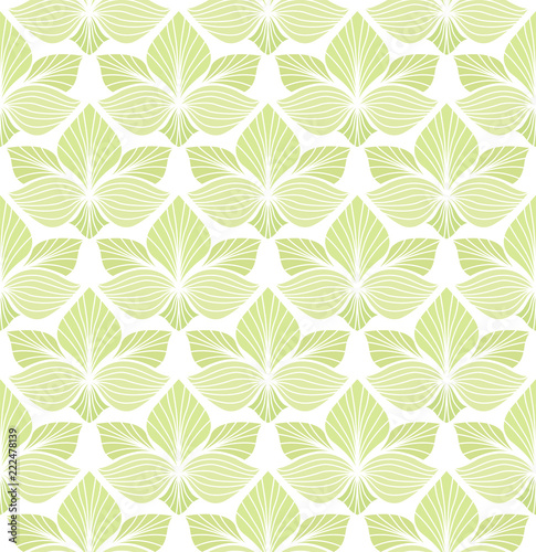 Elegant Damask Floral Vector Seamless Pattern. Decorative Flower Illustration. Abstract Art Deco Background.