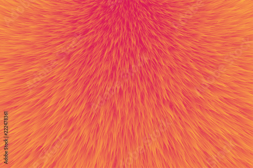 Abstract fur background, Abstract orange texture - Vector photo