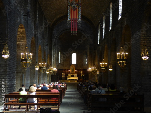 Monassterio de Ripoll. Pueblo de Girona  Catalu  a  Espa  a