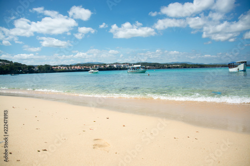 White sand beach, blue sky © Наталья некрасова