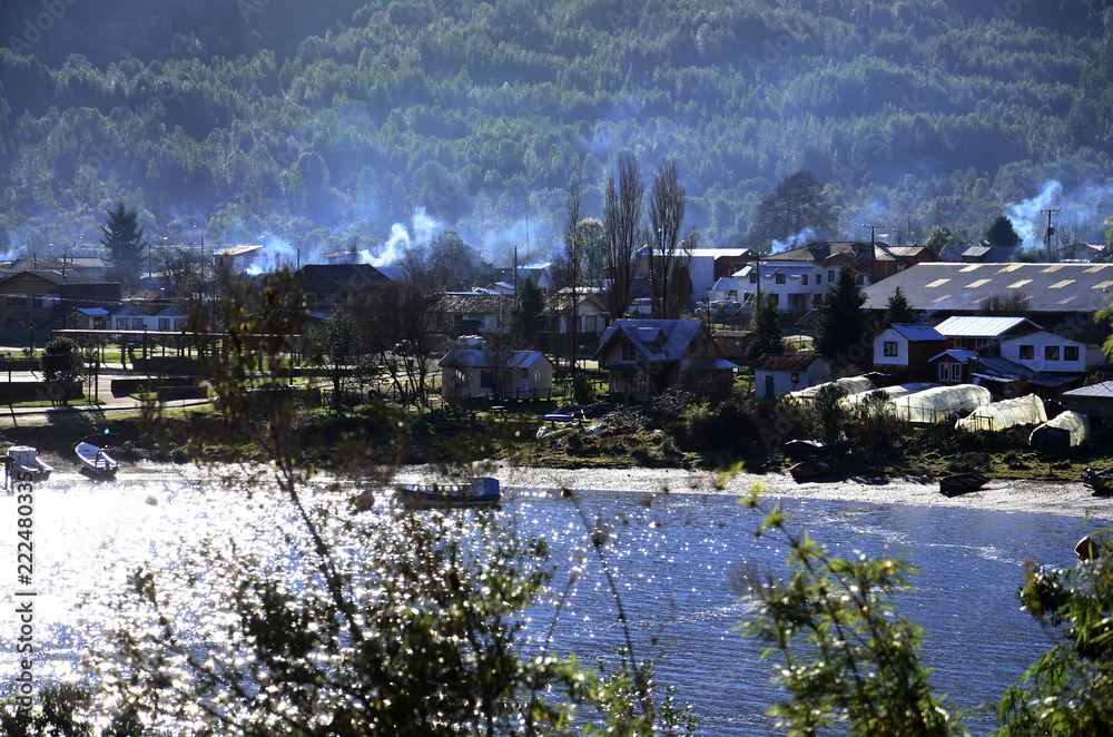 Pueblo en Aysén - Chile