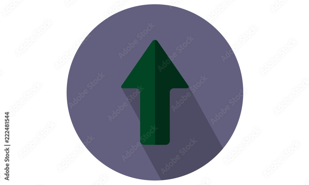arrow pointing up, upward direction vector illustration arrow pointing up, upward direction vector illustration