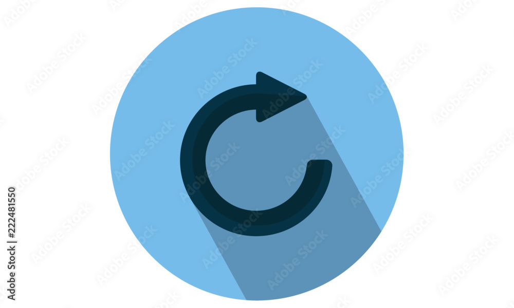 Update arrow in circle, round arrow, refresh sign vector illustration Update arrow in circle, round arrow, refresh sign vector illustration
