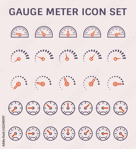 gauge meter icon