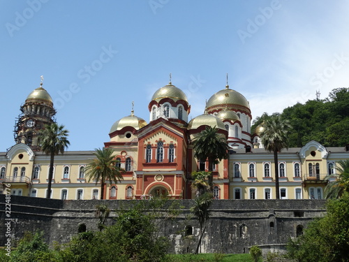 Monastery in the city of Novy Afon in Abkhazia near the Black Sea © Татьяна Чемоданова
