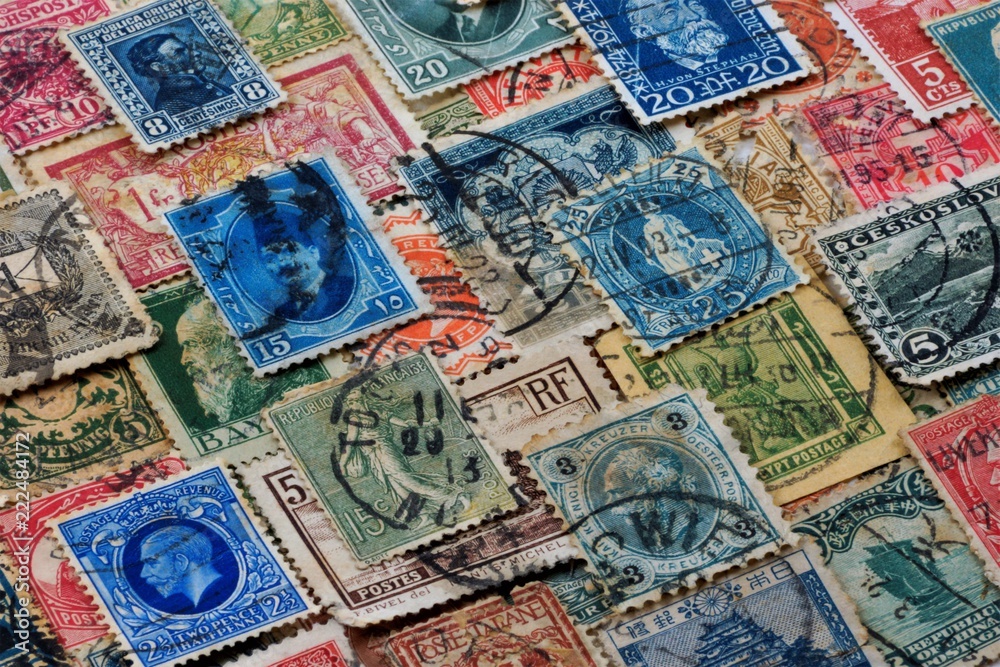 Philately collecting and study of postage stamps, history of postal communication.