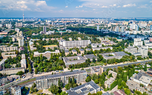 Aerial view of the National Technical University of Ukraine, also known as Igor Sikorsky Kyiv Polytechnic Institute photo