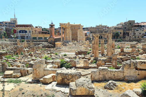 
    Baalbek Roman Ruins in Lebanon: Round Temple of Venus photo