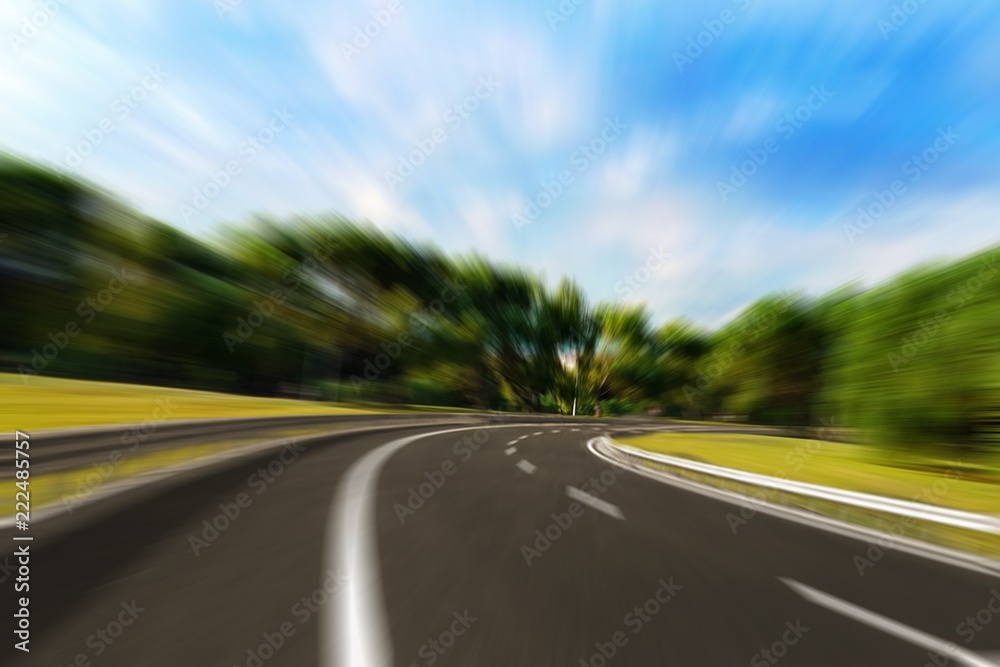 Colorful highway road speed lines texture background, radial motion blur / zooming effect Colorful highway road speed lines texture background, radial motion blur / zooming effect