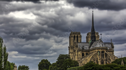 HDR Aufnahme Notre Dame in Paris (Frankreich)