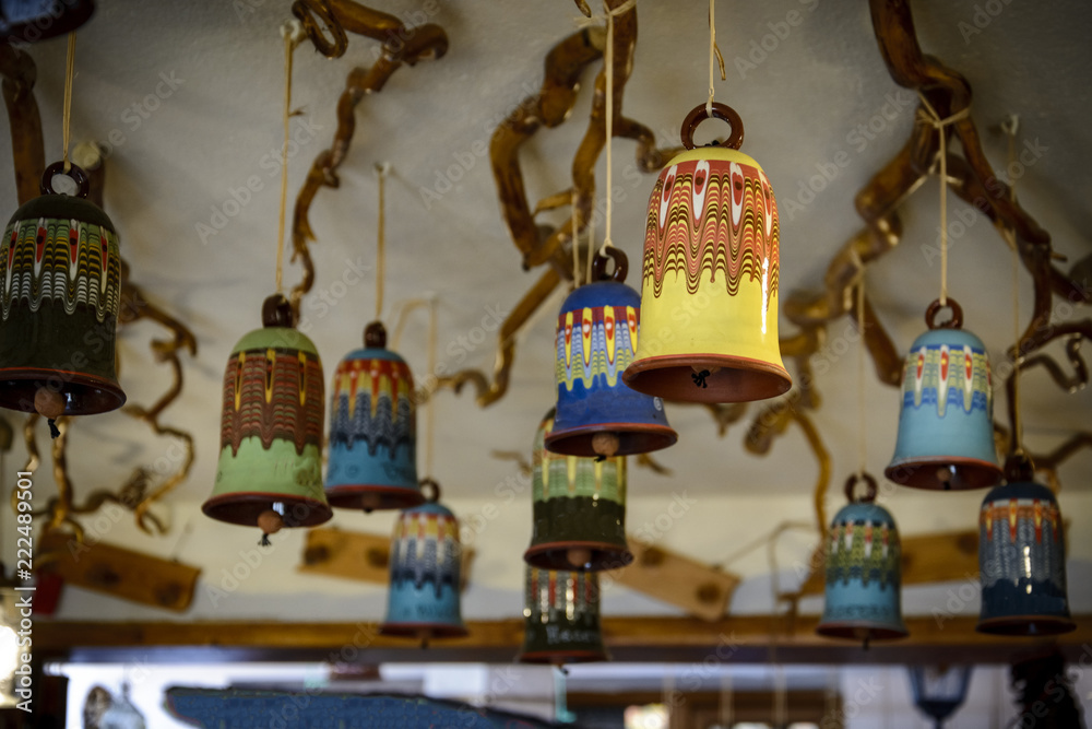 Obraz premium hand made ceramic bells