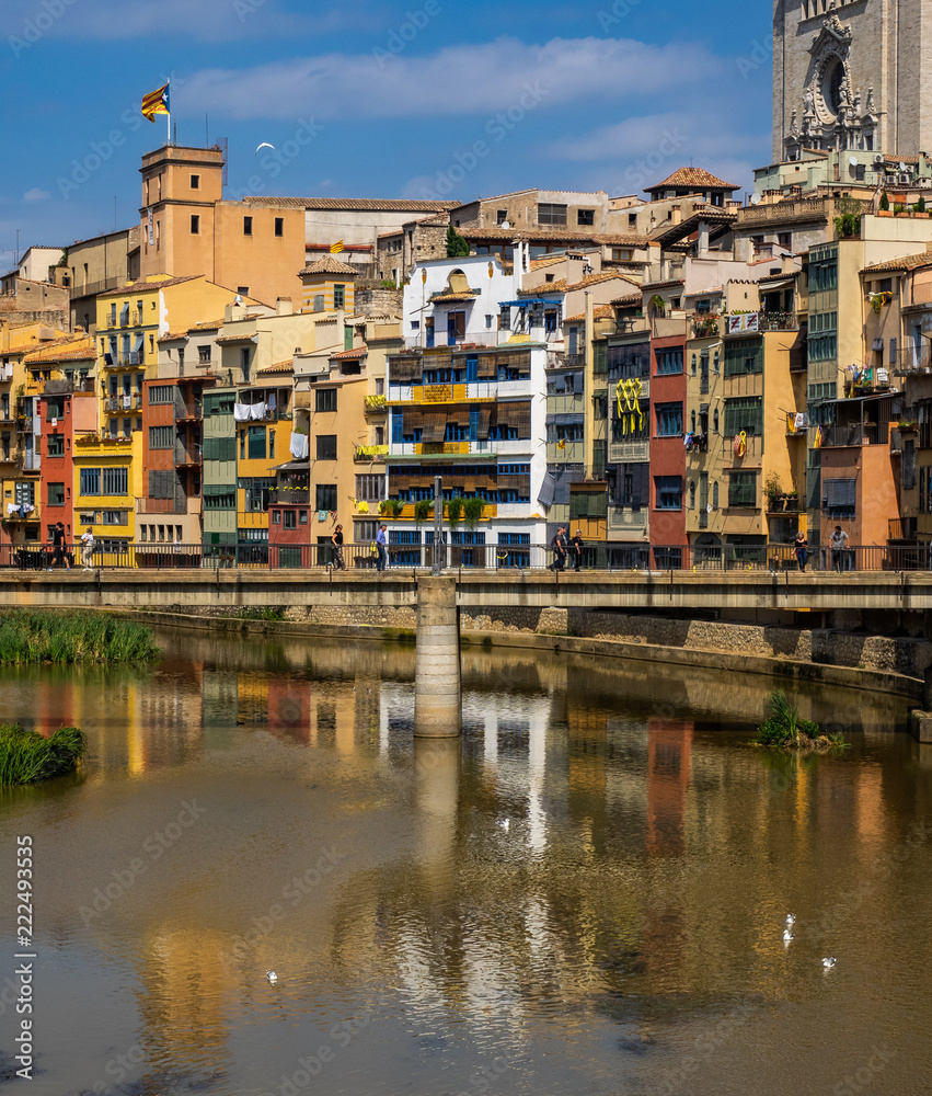 Riverside houses in Girona's Old quarter