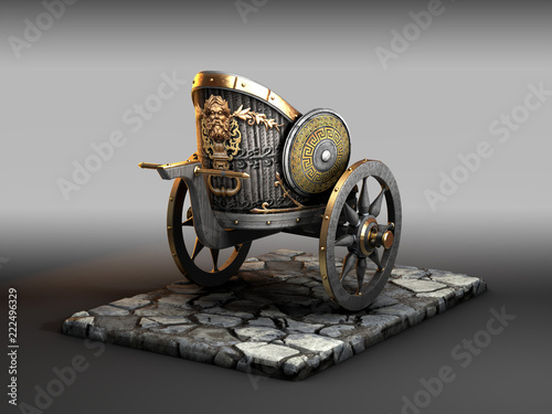 Quadro em tela Streitwagen