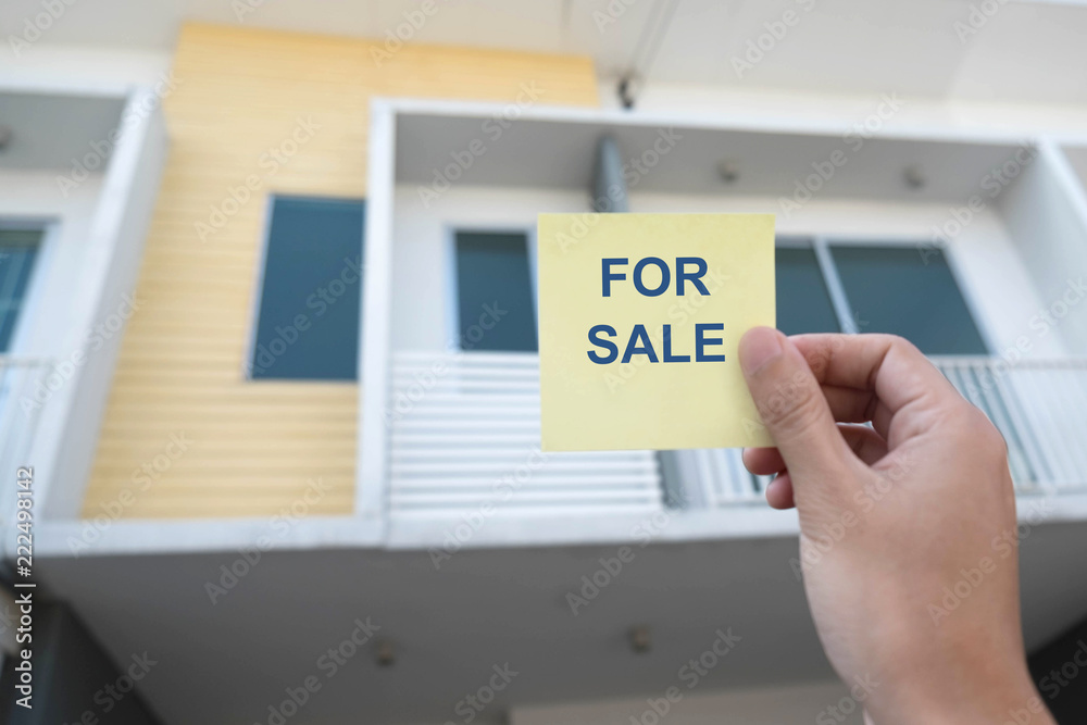 House with message FOR SALE House with message FOR SALE